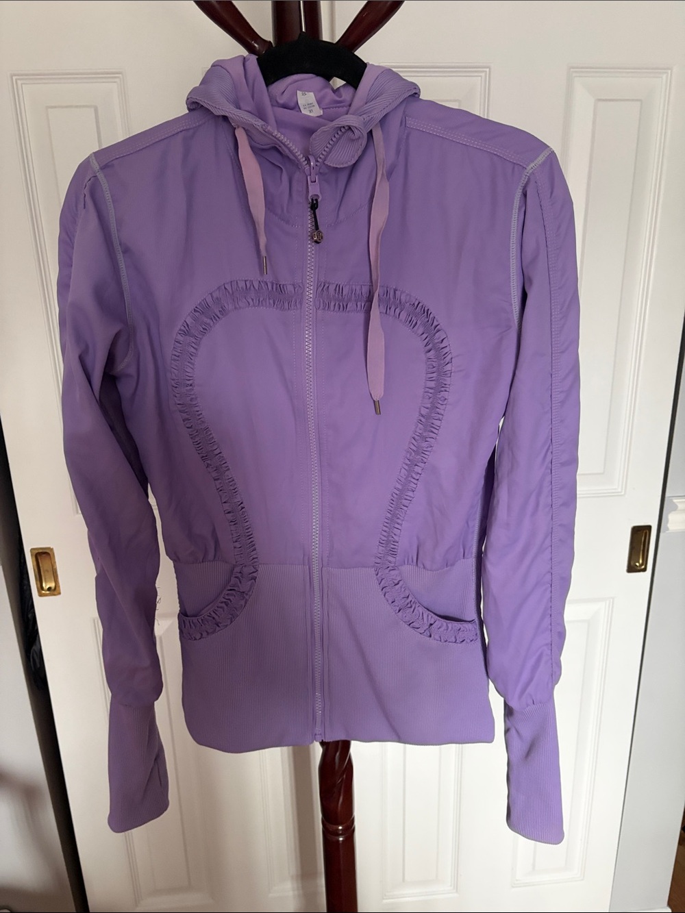Lululemon Lavender Full-Zip Reversible Hooded Jacket